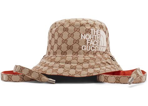 gucci x the north face gg canvas bucket hat|the north face gucci boots.